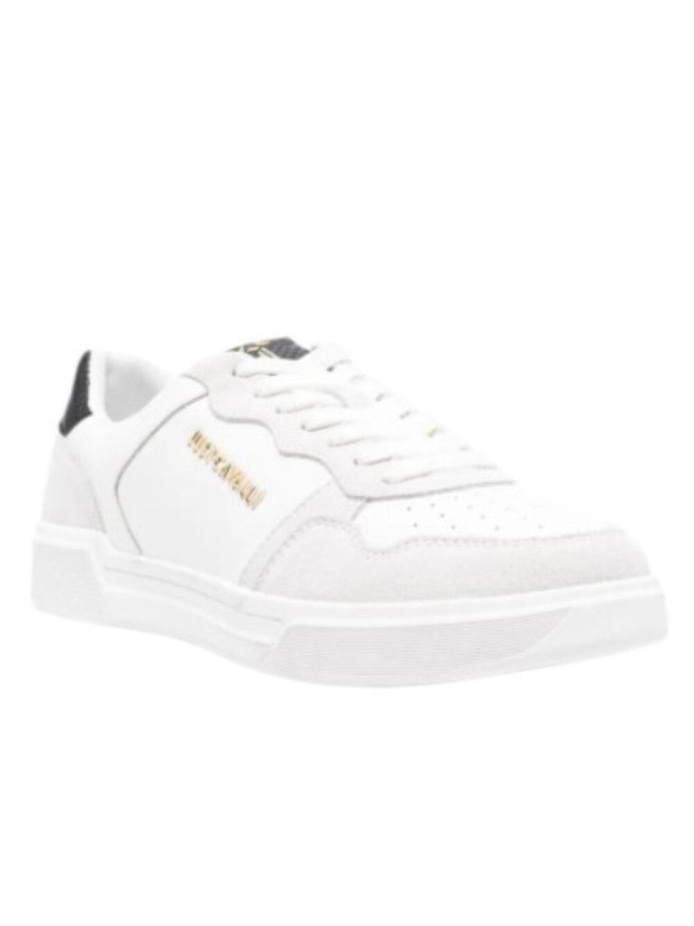 NEW JUST CAVALLI Women’s Leather Sneakers – White